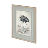 Sandhill Crane by Mercana Studio a Hand Embellished Textured Framed Art Print Matted under Glass from Mercana - Luna Furniture