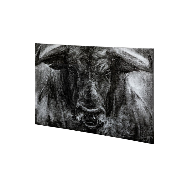 Ringo by Mercana Studio a Hand Embellished Textured Canvas