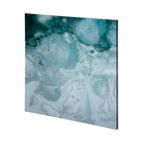 Aerial Blue II by Mercana Studio a Hand Embellished Textured Canvas from Mercana - Luna Furniture