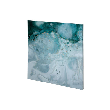 Aerial Blue II by Mercana Studio a Hand Embellished Textured Canvas from Mercana - Luna Furniture