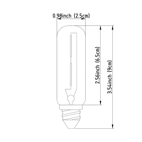 Filament E12 25W 3.5"H Bulb from Mercana - Luna Furniture