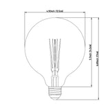 Filament Globe E26 40W 5.5"H Bulb from Mercana - Luna Furniture