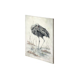 Sandhil Crane by Mercana Studio a Hand Embellished Textured Canvas from Mercana - Luna Furniture