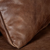 Cochrane II 82L x 33W x 32.25H Brown Leather Three Seater Sofa from Mercana - Luna Furniture