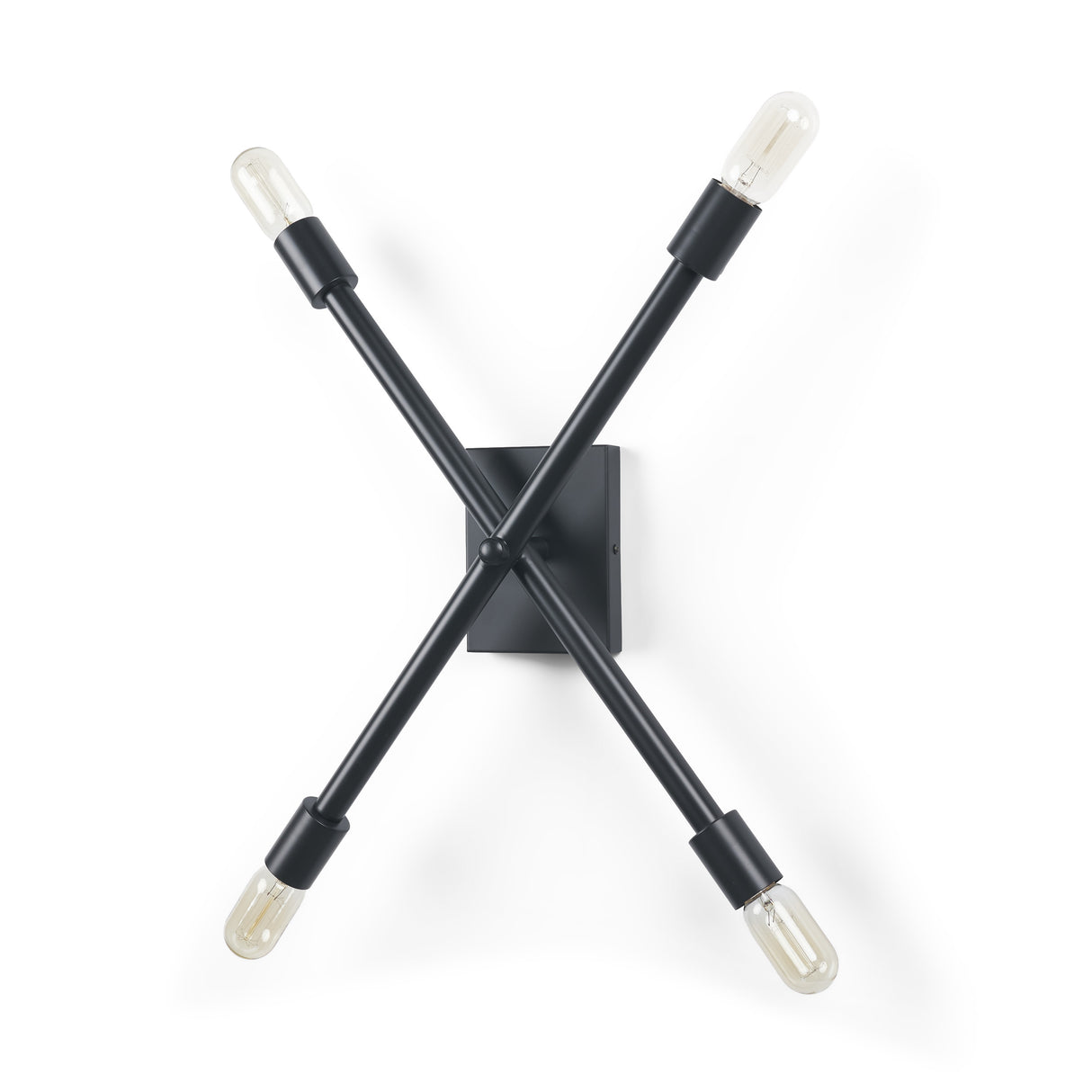 Xendi 4x25 Black Toned Metal Sputnik Wall Sconce from Mercana - Luna Furniture