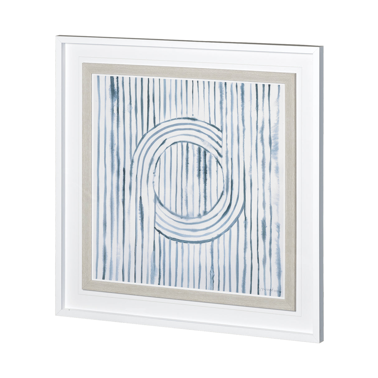 Gyrate I by Vanna Lam a Framed Art Print Matted under Glass from Mercana - Luna Furniture