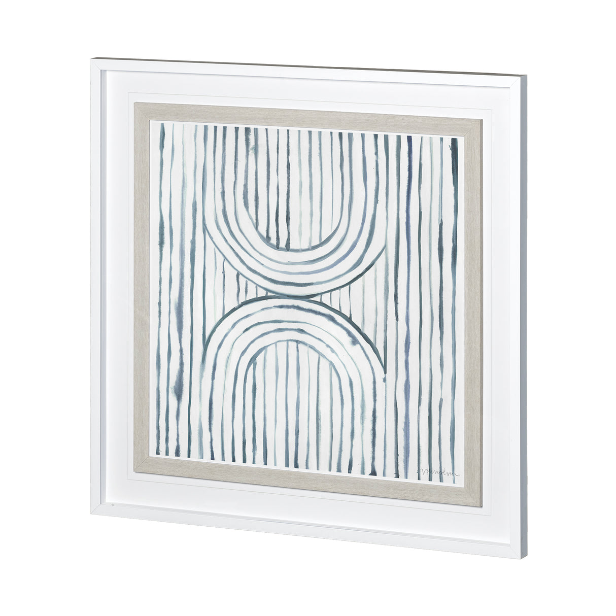 Gyrate II by Vanna Lam a Framed Art Print Matted under Glass from Mercana - Luna Furniture
