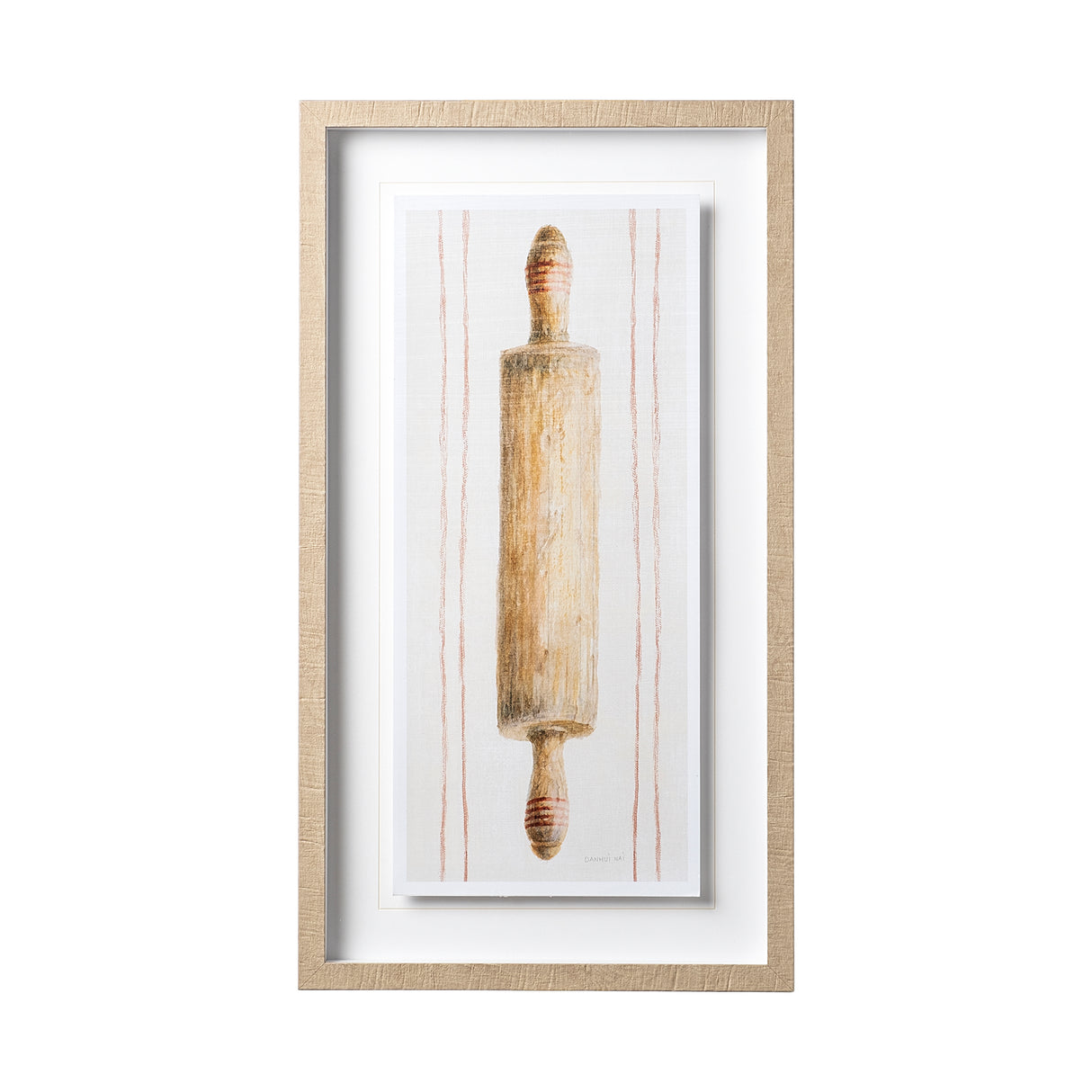 Floursack Kitchen I by Mercana Studio Hand Embellished Textured Framed Art Print Matted under Glass from Mercana - Luna Furniture