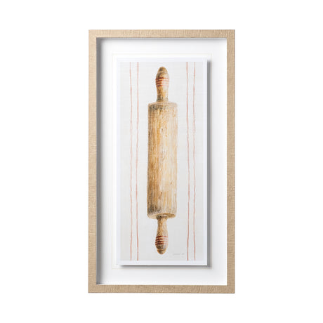Floursack Kitchen I by Mercana Studio Hand Embellished Textured Framed Art Print Matted under Glass from Mercana - Luna Furniture