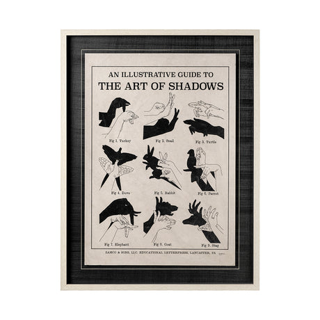 The Art of Shadows X by Mercana Studio Hand Embellished Textured Framed Art Print Matted under Glass from Mercana - Luna Furniture