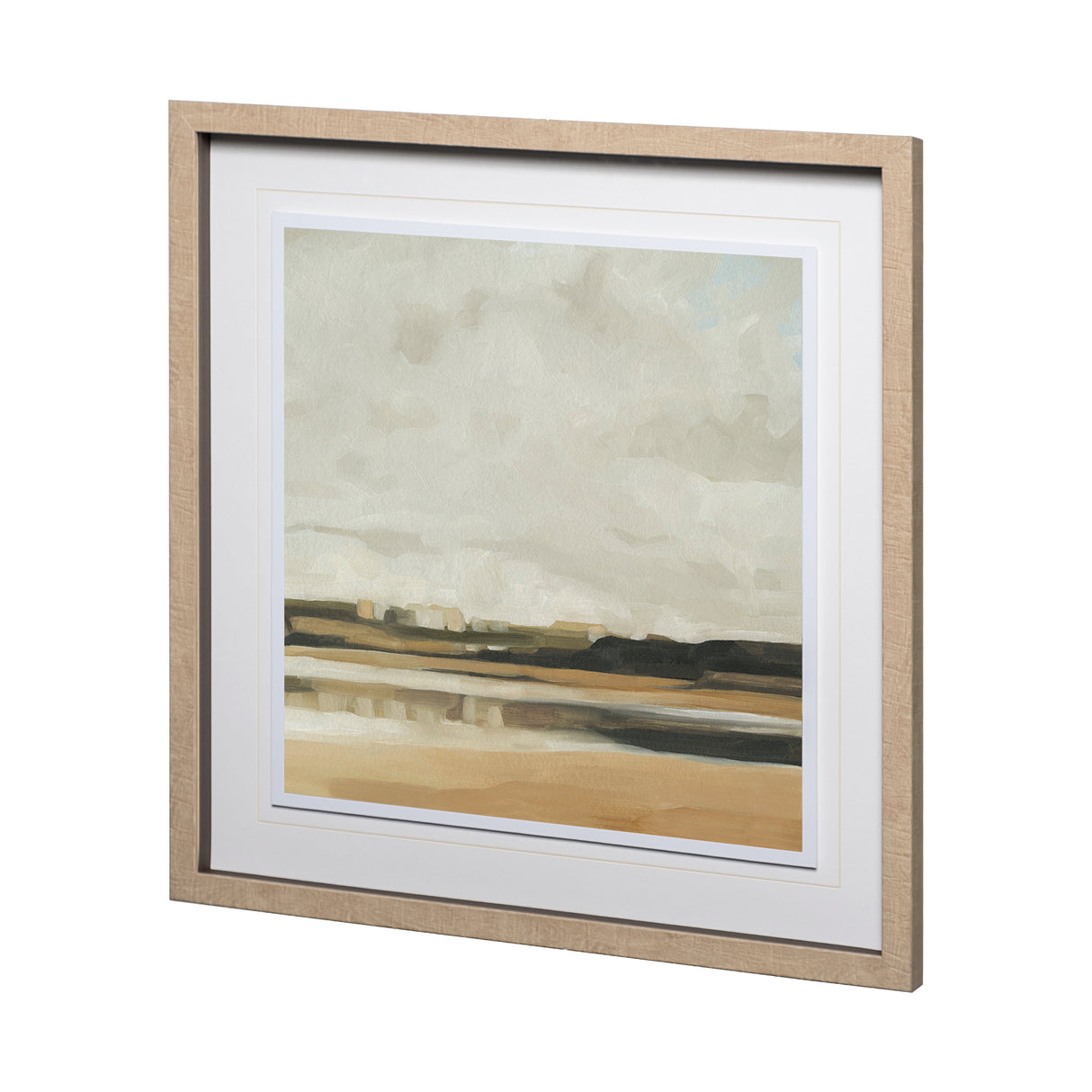 Wattwanderung II by Emma Scarvey a Framed Art Print Matted under Glass from Mercana - Luna Furniture