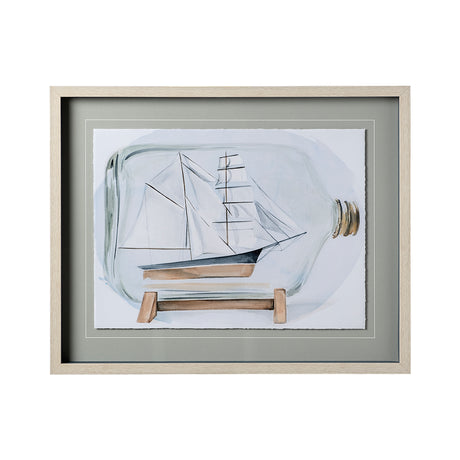 Sail the Seas I by Jennifer Paxton Parker a Framed Art Print Matted under Glass from Mercana - Luna Furniture