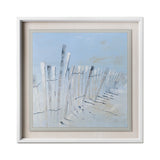 Ocean Fence by Mercana Studio a Hand Embellished Textured Framed Art Print Matted under Glass from Mercana - Luna Furniture