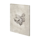 Compass Camera Bronze II by Mercana Studio a Hand Embellished Textured Canvas from Mercana - Luna Furniture