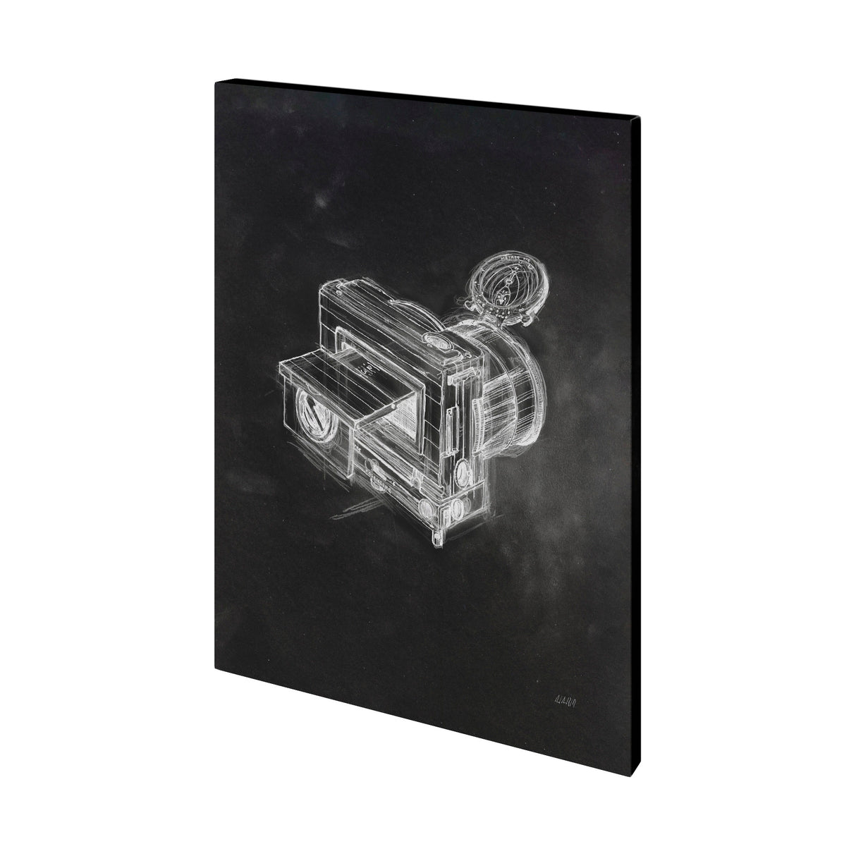 Compass Camera II by Mercana Studio a Hand Embellished Textured Canvas from Mercana - Luna Furniture