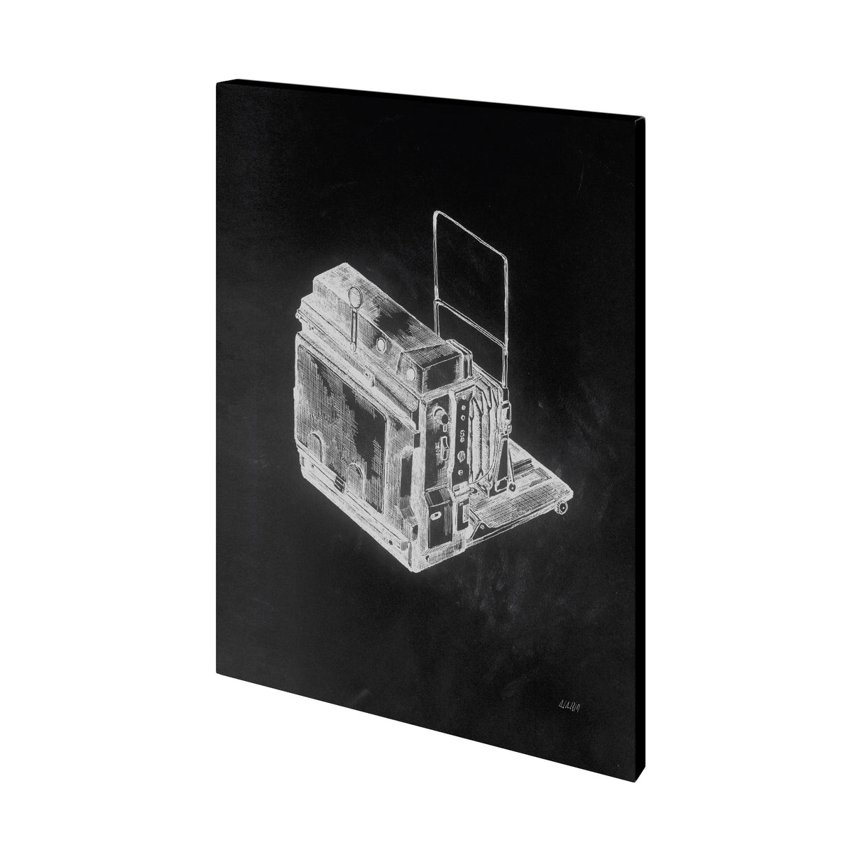 Pacemaker Black II by Mercana Studio a Hand Embellished Textured Canvas from Mercana - Luna Furniture