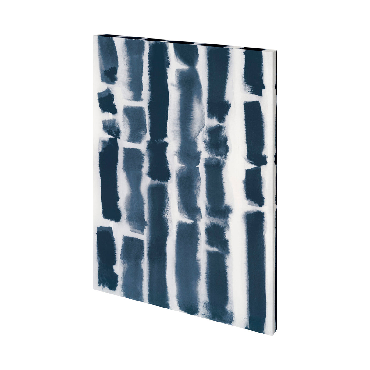 Indigo Lines I by Mercana Studio a Hand Embellished Textured Canvas from Mercana - Luna Furniture