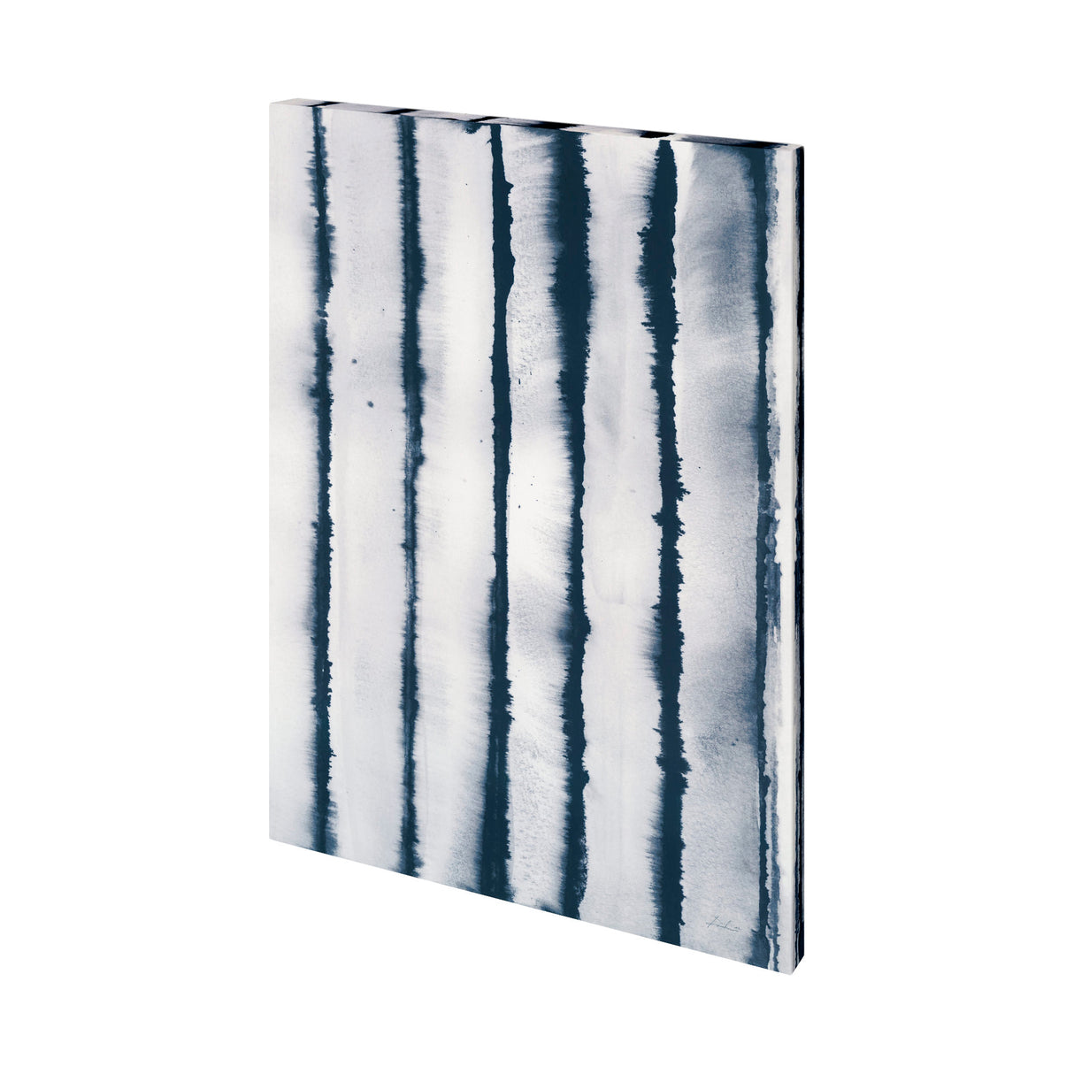 Indigo Lines II by Mercana Studio a Hand Embellished Textured Canvas from Mercana - Luna Furniture