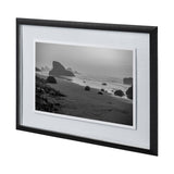 Myers Creek Beach by Bisig a Hand Embellished Textured Framed Photo Art Print Matted under Glass from Mercana - Luna Furniture