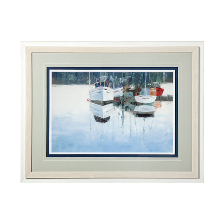 Dock Tight by Mercana Studio a Framed Art Print Matted under Glass from Mercana - Luna Furniture