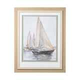 Plein Air Sailboats II by Ethan Harper a Framed Art Print Matted under Glass from Mercana - Luna Furniture