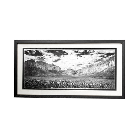 Grand Canyon Packtrain by Chris Dunker Hand Embellished Textured Framed Photo Art Print Matted under from Mercana - Luna Furniture