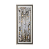 The Forest IV Neutral by Mercana Studio Hand Embellished Textured Framed Art Print Matted under Glas from Mercana - Luna Furniture