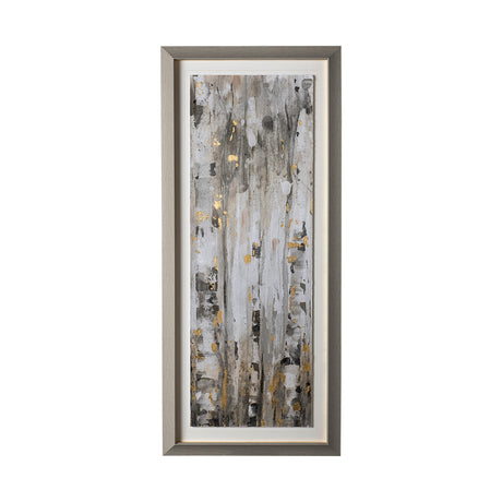 The Forest IV Neutral by Mercana Studio Hand Embellished Textured Framed Art Print Matted under Glas from Mercana - Luna Furniture