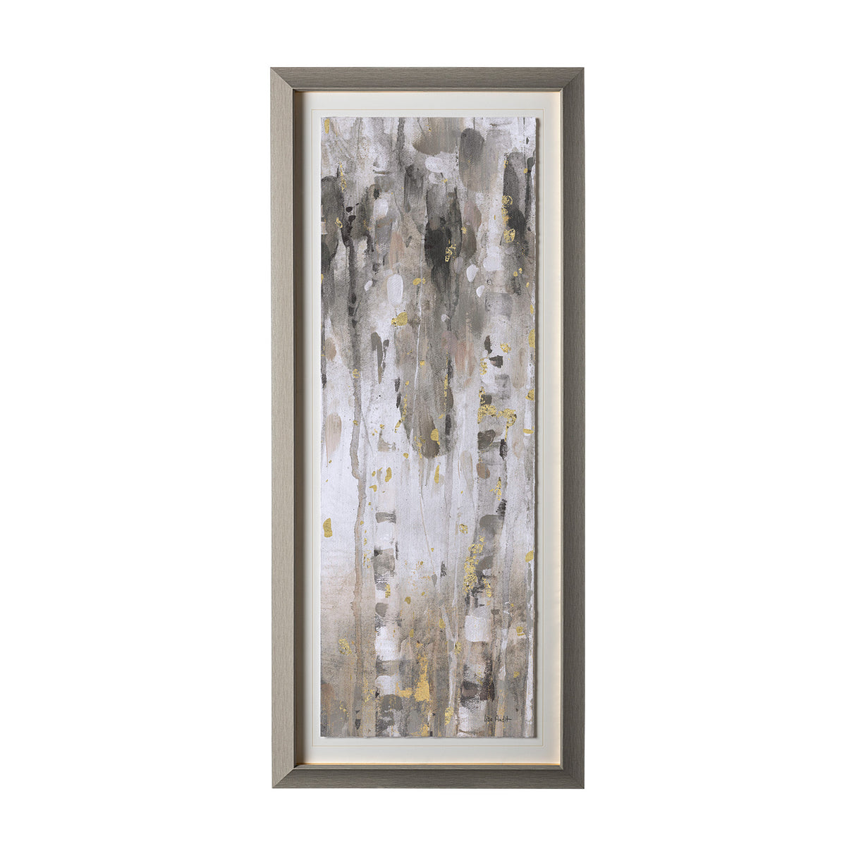 The Forest V Neutral by Mercana Studio Hand Embellished Textured Framed Art Print Matted under Glass from Mercana - Luna Furniture