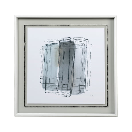 Field II by Silvia Krause a Hand Embellished Textured Framed Art Print Matted under Glass from Mercana - Luna Furniture