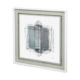 Field III by Silvia Krause a Hand Embellished Textured Framed Art Print Matted under Glass from Mercana - Luna Furniture
