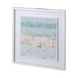 Sea Glass Sandbar II by Emma Scarvey a Hand Embellished Textured Framed Art Print Matted under Glass from Mercana - Luna Furniture