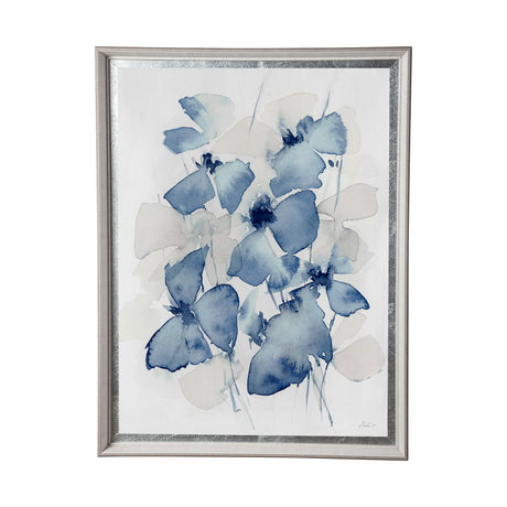 Aubretia I by Melody Ducharme a Hand Embellished Textured Framed Art Print Matted under Glass from Mercana - Luna Furniture