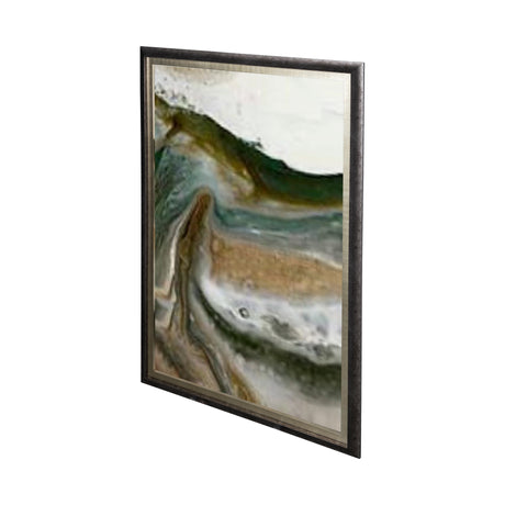 Equatorial Drift I by Mercana Studio a Hand Embellished Textured Framed Art Print Matted under Glass from Mercana - Luna Furniture