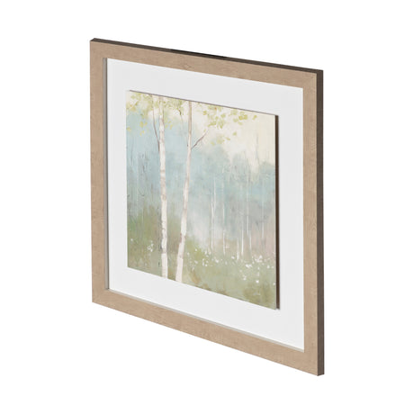 Spring Fling I Cool by Mercana Studio a Hand Embellished Textured Framed Art Print from Mercana - Luna Furniture
