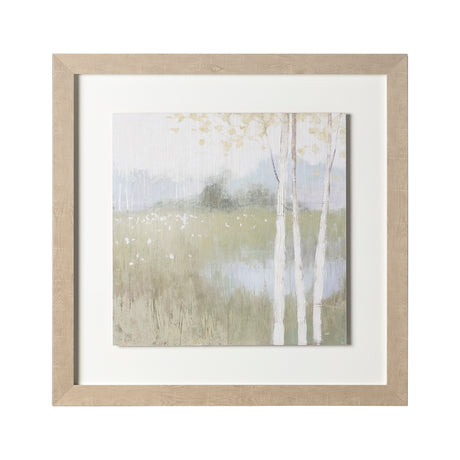 Spring Fling II Cool by Mercana Studio a Hand Embellished Textured Framed Art Print from Mercana - Luna Furniture