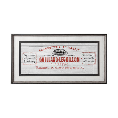 Animal Bill of Sales I Gray Wood Mercana Studio Hand Embellished Framed Art Print Matted under Glass from Mercana - Luna Furniture