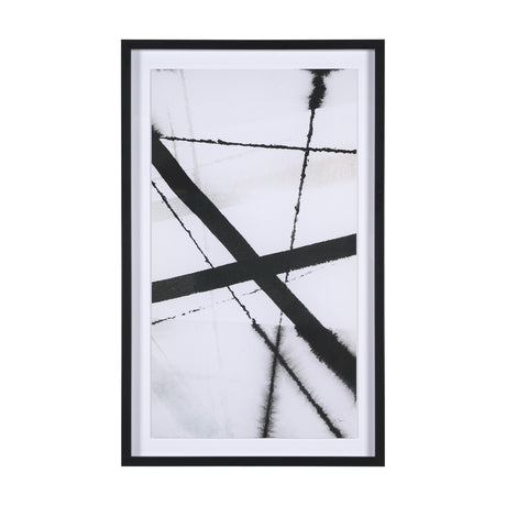 Clouding Mirror II by Panpan Zhang a Framed Art Print Matted under Glass from Mercana - Luna Furniture