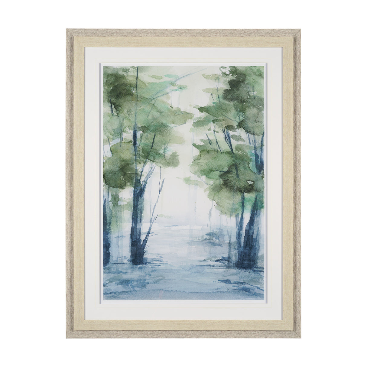 Forest Dew II by Mercana Studio a Hand Embellished Textured Framed Art Print Matted under Glass from Mercana - Luna Furniture