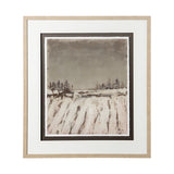 Silent Snow II by Jonathan Klassen a Hand Embellished Textured Framed Art Print Matted under Glass from Mercana - Luna Furniture