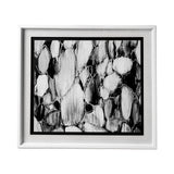 River Rocks by Liz Jardine a Hand Embellished Textured Framed Art Print Matted under Glass from Mercana - Luna Furniture