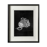 Compass Camera I by Alarm a Hand Embellished Textured Framed Art Print Matted under Glass from Mercana - Luna Furniture