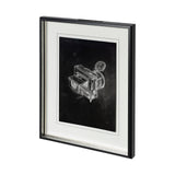 Compass Camera II by Alarm a Hand Embellished Textured Framed Art Print Matted under Glass from Mercana - Luna Furniture