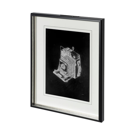 Pacemaker Black I by Alarm a Hand Embellished Textured Framed Art Print Matted under Glass from Mercana - Luna Furniture