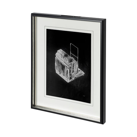 Pacemaker Black II by Alarm a Hand Embellished Textured Framed Art Print Matted under Glass from Mercana - Luna Furniture