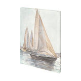 Plein Air Sailboats II by Ethan Harper a Hand Embellished Textured Canvas from Mercana - Luna Furniture
