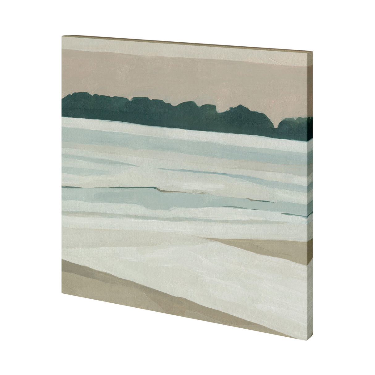 Coastal Lines IV by Emma Scarvey a Hand Embellished Textured Canvas from Mercana - Luna Furniture