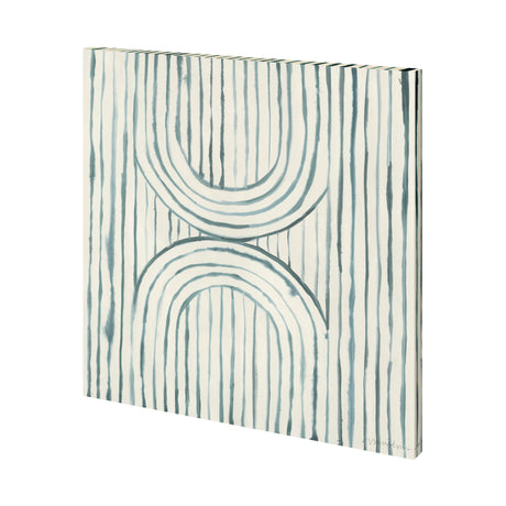 Gyrate II by Vanna Lam a Hand Embellished Textured Canvas from Mercana - Luna Furniture
