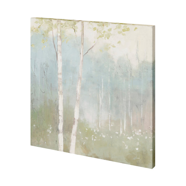 Spring Fling I Cool by Mercana Studio a Hand Embellished Textured Canvas