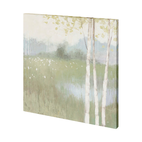 Spring Fling II Cool by Mercana Studio a Hand Embellished Textured Canvas from Mercana - Luna Furniture